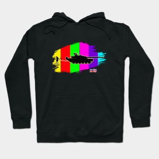 van King - Skateboard against the War - Torn Color Hoodie